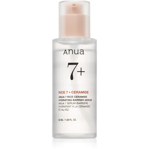 Anua Rice 7 Ceramide Hydrating Barrier Serum intenzivně hydratační pleťové sérum pro obnovu kožní bariéry 50 ml