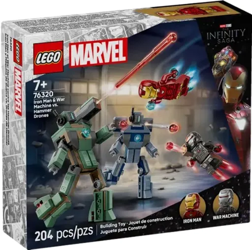 Iron Man a War Machine vs. Hammerovy Drony - LEGO® Marvel (76320)