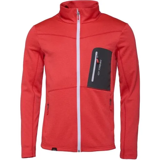 TRIMM MICRON Pánská mikina, červená, velikost XXXL