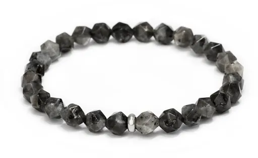 Agato Korálkový náramek z larvikitu MINK151/17