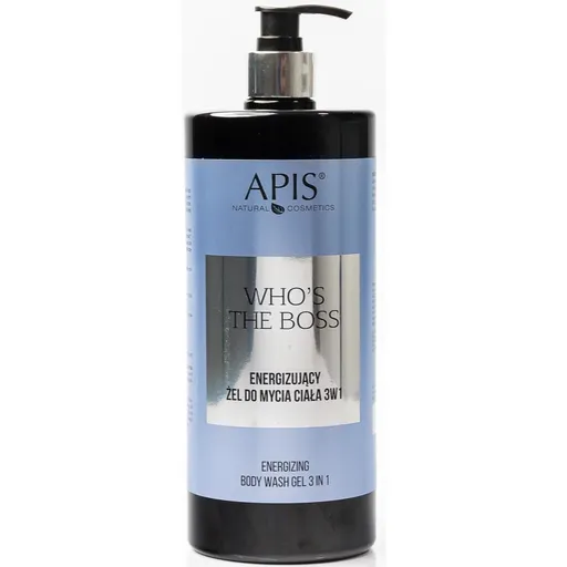 Apis Natural Cosmetics Who's The Boss energizující sprchový gel 3 v 1 pro muže 1000 ml