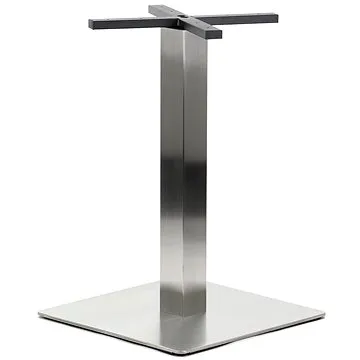 Stolová podnož, nerezová ocel SH-3002-6/S kartáčovaná, 50×50 cm (Stema_5903917403009)