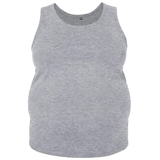 Miners Mate supersize Nadměrné tílko Unisex - Šedý melír | 4XL