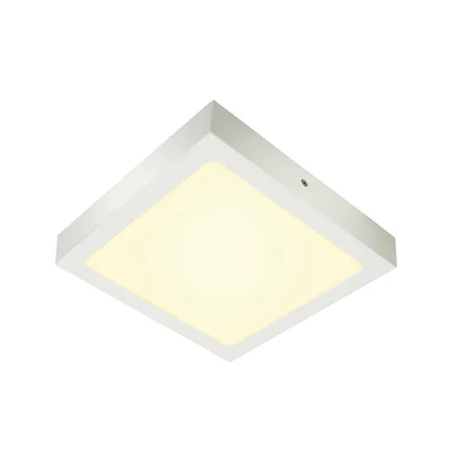 SLV BIG WHITE SENSER 24 Indoor, stropní LED svítidlo hranaté, bílé, 3000K 1003019