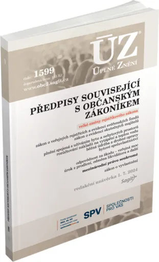 ÚZ č. 1599 - Předpisy související s občanským zákoníkem - veřejné rejstříky, evidence skutečných majitelů, mezinárodní právo soukromé, ...