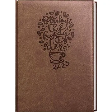 Týdenní diář 2023 Oscar Vivella s ražbou Moka Káva
