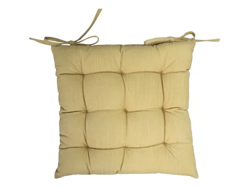 Medový podsedák s výplní Nimes Seat - 40*40 cm Chic Antique