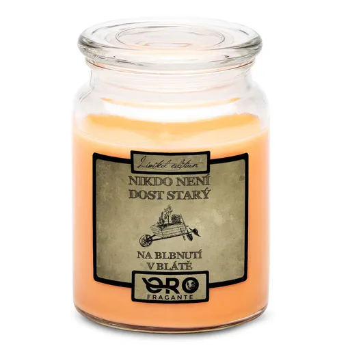 Svíčka Blbnutí v blátě (Vůně svíčky: Tropické ovoce)