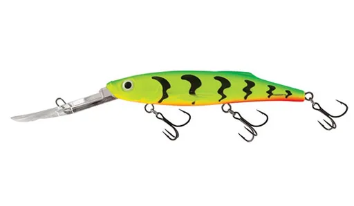 Salmo Wobler Freediver Super Deep Runner 12cm - Green Tiger UV,Salmo Wobler Freediver Super Deep Runner 12cm - Green Tiger UV