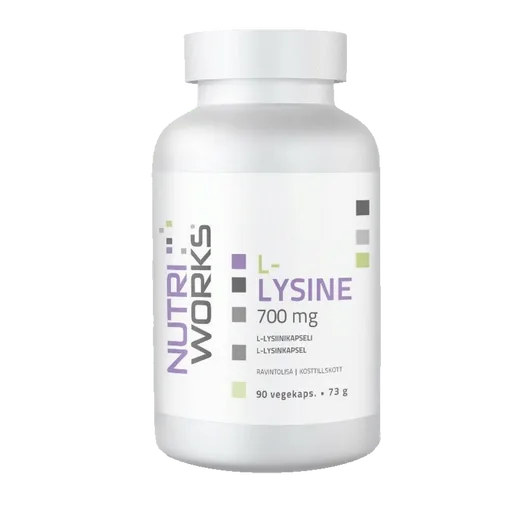 NutriWorks L-Lysine 700mg - 90 kapslí