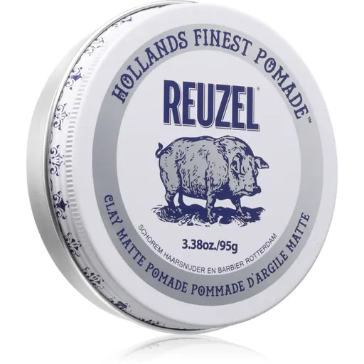 Reuzel Clay Matte Pomade stylingový jíl na vlasy matný 95 g