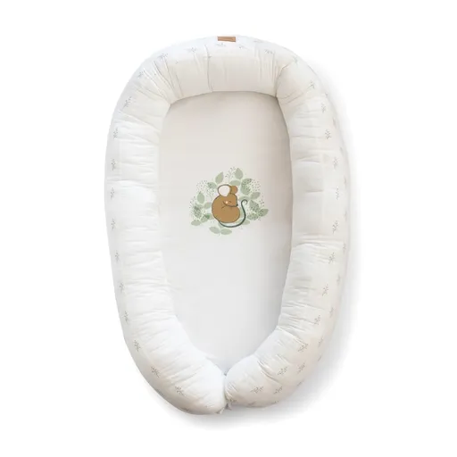 Bonjourbébé bavlněné hnízdečko XL Spring Cottage