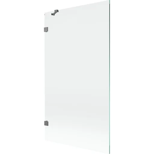 MEXEN/S Lunar vanová zástěna FIX 100 x 150, transparent, grafit metal 897-100-000-95-00