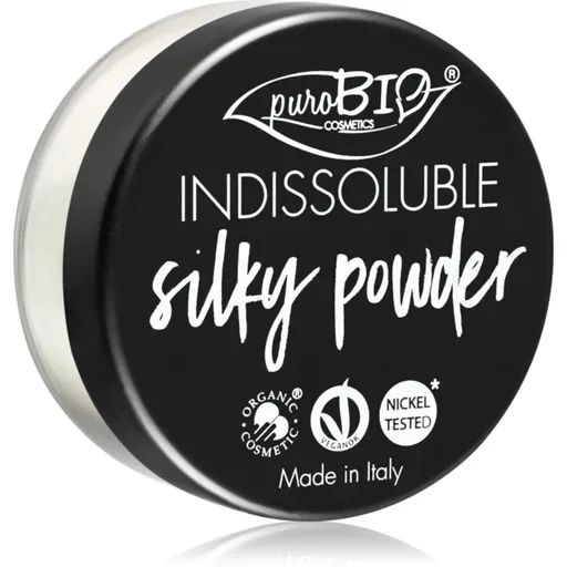 puroBIO Cosmetics Indissouble matující sypký pudr odstín 01 Translucent 8 g
