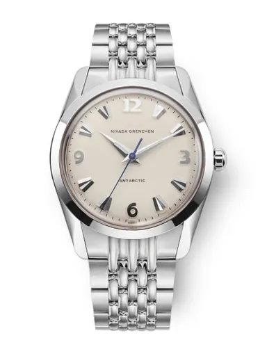 Nivada Grenchen Antarctic 35 mm - Eggshell White Luminova - Beads of Rice