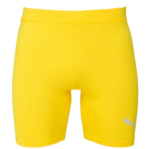 Puma LIGA BASELAYER SHORTS Pánské kraťasy, žlutá, velikost XXL