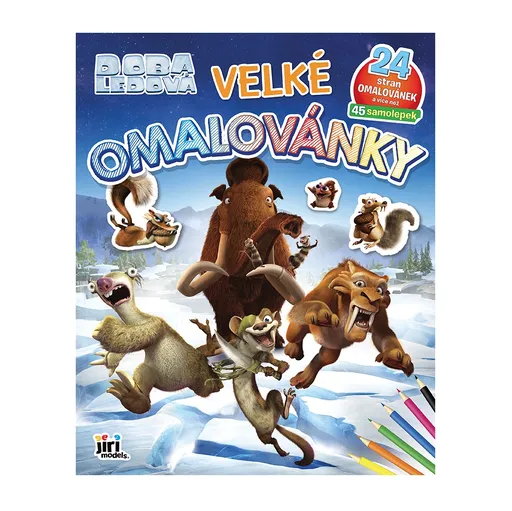 JIRI MODELS Velké omalovánky Doba ledová 1 ks