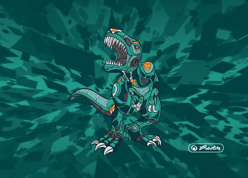 Desky na číslice B5 - T-Rex