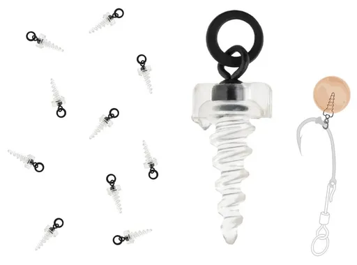 Zfish vrtáček s obratlíkem a kroužkem 10 ks