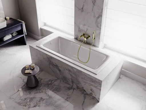 BESCO Obdélníková vana TALIA SLIM Nožičky k vaně Bez nožiček, Rozměr vany 160 × 75  VANTAL16SLIM