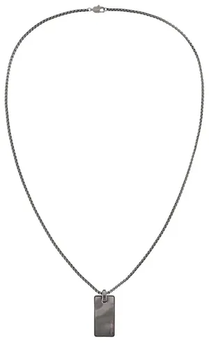 Calvin Klein Stylový ocelový náhrdelník pro muže Metallic Waves 35100032