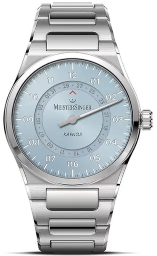 MeisterSinger Kaenos Open Date Sunburst Ice Blue KSOD914