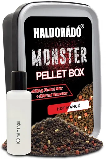 Haldorádó Pelety Monster Pellet Box 2mm 400g - Hot Mango,Haldorádó Pelety Monster Pellet Box 2mm 400g - Hot Mango