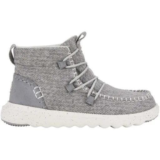 HEY DUDE REYES HEATHERED Dámská volnočasová obuv, šedá, velikost