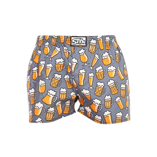 Styx Pánské trenky art klasická guma pivo (A1357) XL