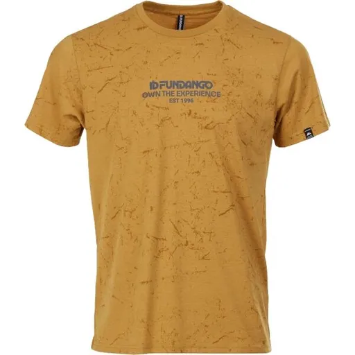 FUNDANGO THEORY Pánské sportovní tričko, žlutá, velikost