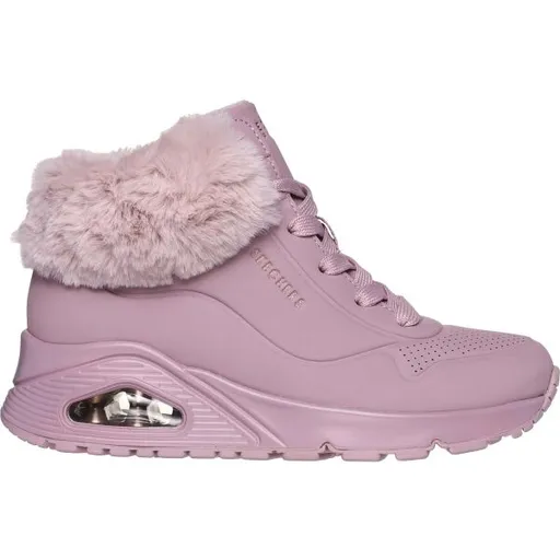 Skechers UNO Dívčí zateplená obuv, růžová, velikost