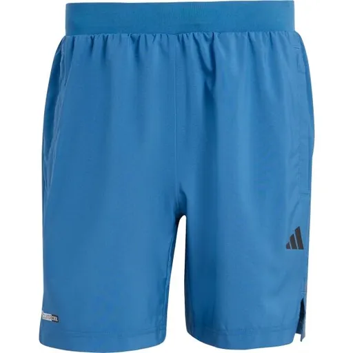 adidas TECH ESSNTIALS WORKOUT 3 STRIPES SHORTS Pánské sportovní kraťasy, modrá, velikost XL 7"