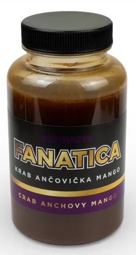 Mikbaits booster fanatica krab ančovička mango 250 ml