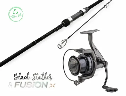 Zfish Prut Combo Black Stalker 10ft 3lb + Naviják Fusion X 6000,Zfish Prut Combo Black Stalker 10ft 3lb + Naviják Fusion X 6000