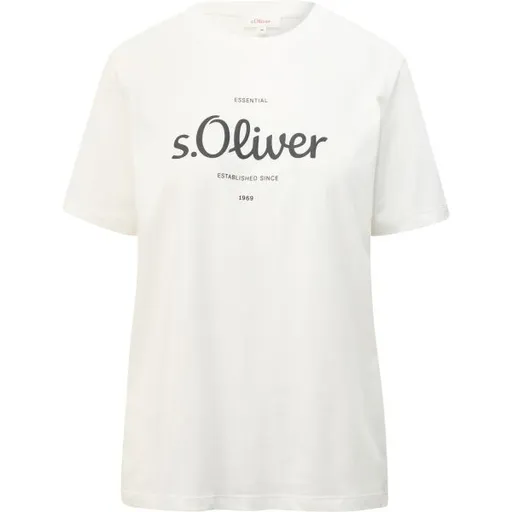 s.Oliver RL T-SHIRT Tričko, bílá, velikost