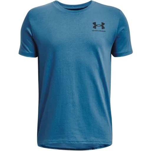 Under Armour SPORTSTYLE LEFT CHEST Chlapecké tričko s krátkým rukávem, modrá, velikost L