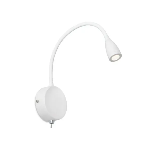 FARO LOKE nástěnná lampa, bílá