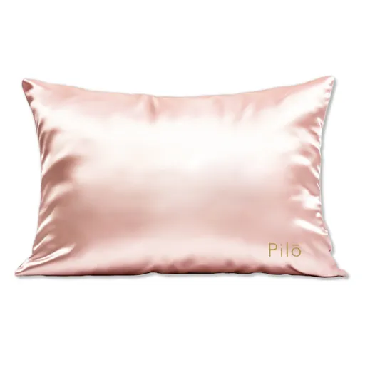 Pilō Silk Pillow Case - Baby Pink hedvábný povlak na polštář 50 x 75 cm