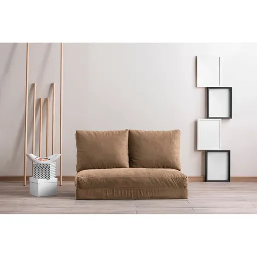 Dvoumístná rozkládací pohovka Taida - Light Brown