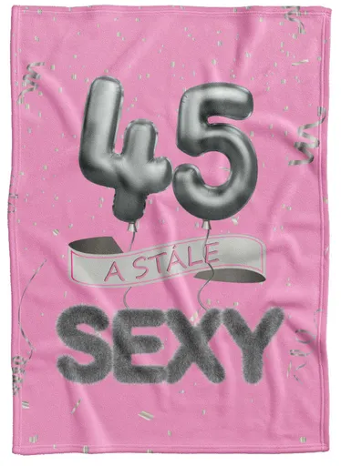 Deka Stále sexy – Růžová (věk: 45, Podšití beránkem: NE)