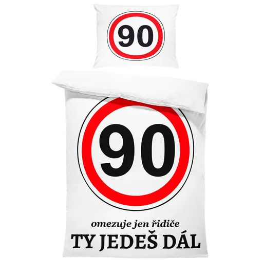 Povlečení Ty jedeš dál – výběr věku (Rozměr : 1x150/200 + 1x60/50, věk: 90)