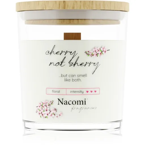 Nacomi Soy Candle Home Fragrances vonná svíčka s dřevěným knotem 140 g
