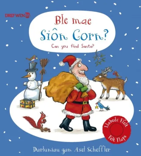 Ble mae Sion Corn? / Can you find Santa?