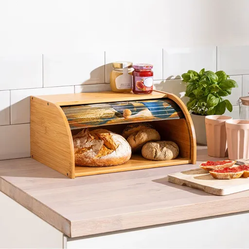 Die moderne Hausfrau Bambusový chlebník Home