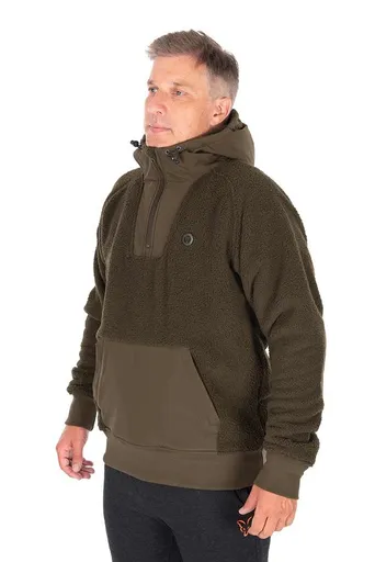 Fox rybářská bunda Sherpa Hybrid Jacket Olive - 4XL,Fox rybářská bunda Sherpa Hybrid Jacket Olive - 4XL