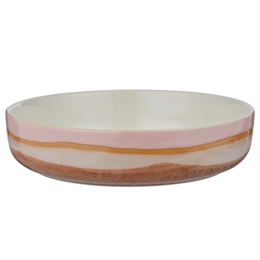 MEDLEY Talíř na těstoviny 21 cm - růžová