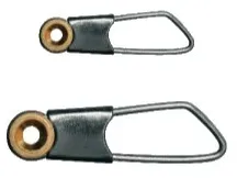 Cralusso průjezd s karabinkou brass head safety snap 6 ks - s