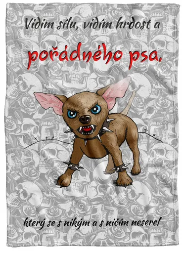 Deka Pořádný pes (Podšití beránkem: NE)