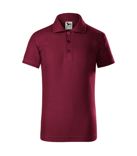 MALFINI Dětská polokošile Pique Polo - Garnet | 158 cm (12 let)