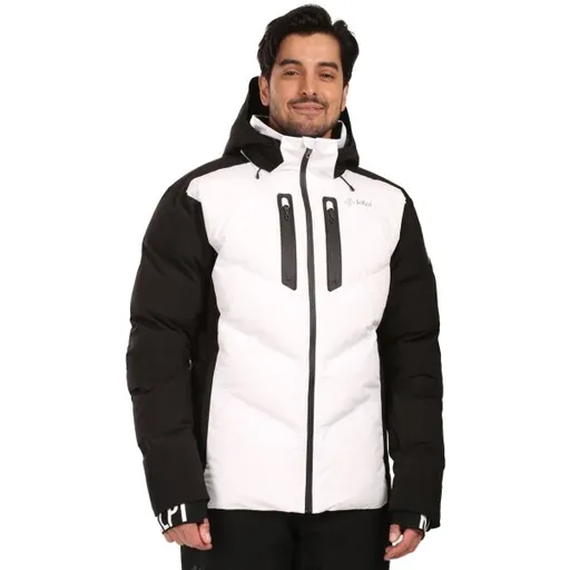 KILPI SKIMMIO Pánská lyžařská bunda, bílá, velikost XXXL